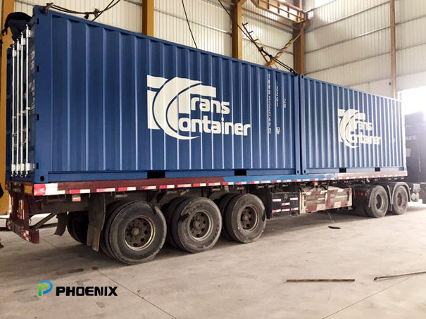 集装箱装车中 集装箱装车中