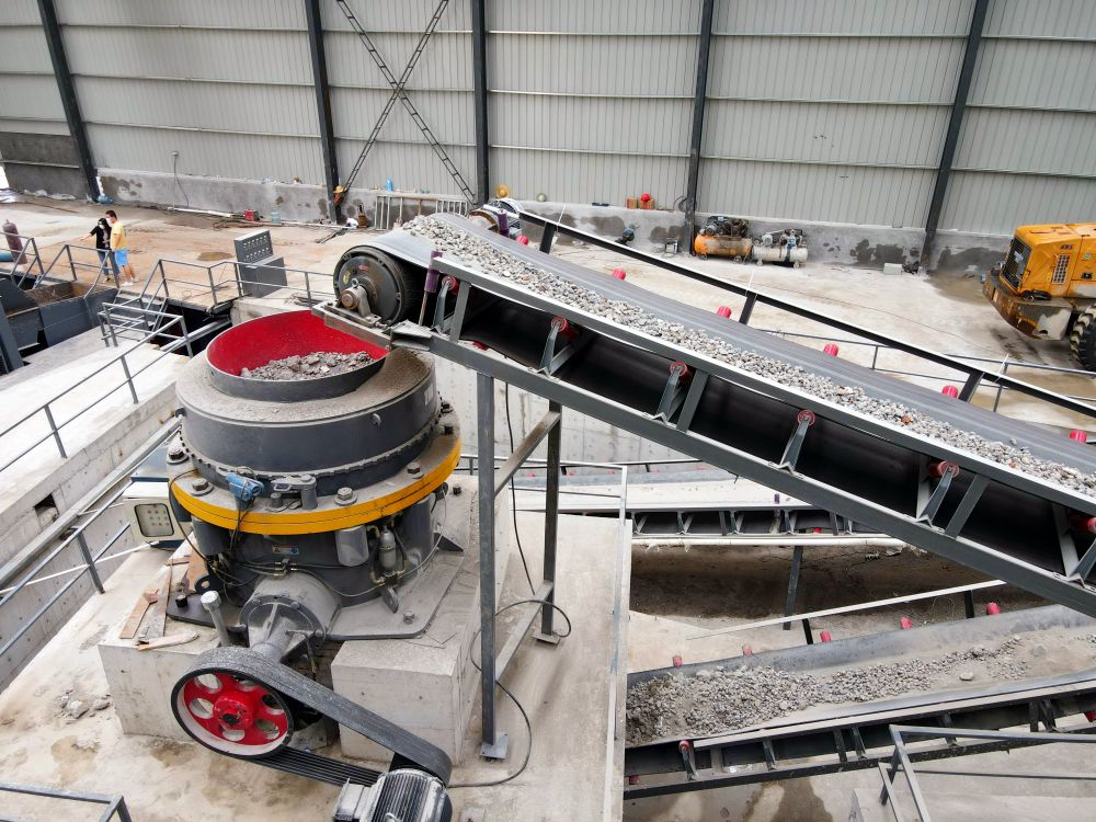 圆锥破给料设备如何布局?给料要求及布料方式